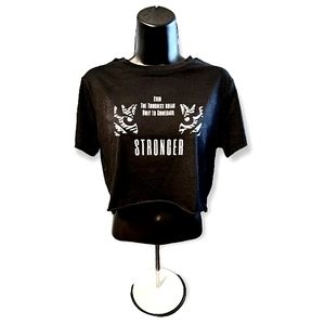 "EVEN THE TOUGHEST BREAK,  ONLY TO COMEBACK STRONGER" Black, T-Shirt